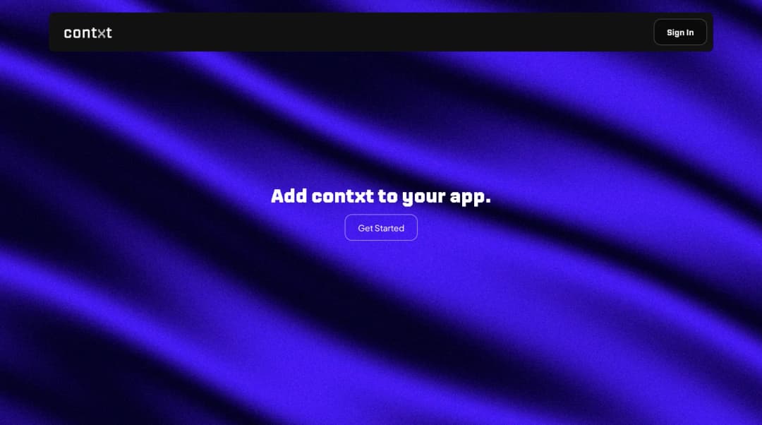 Contxt dark background