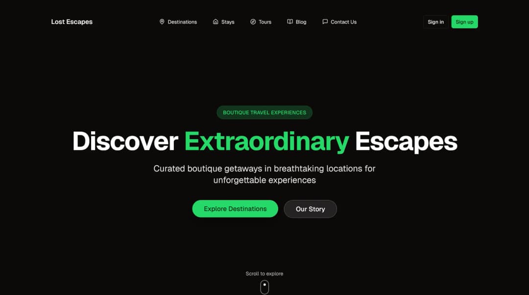 Lost Escapes background