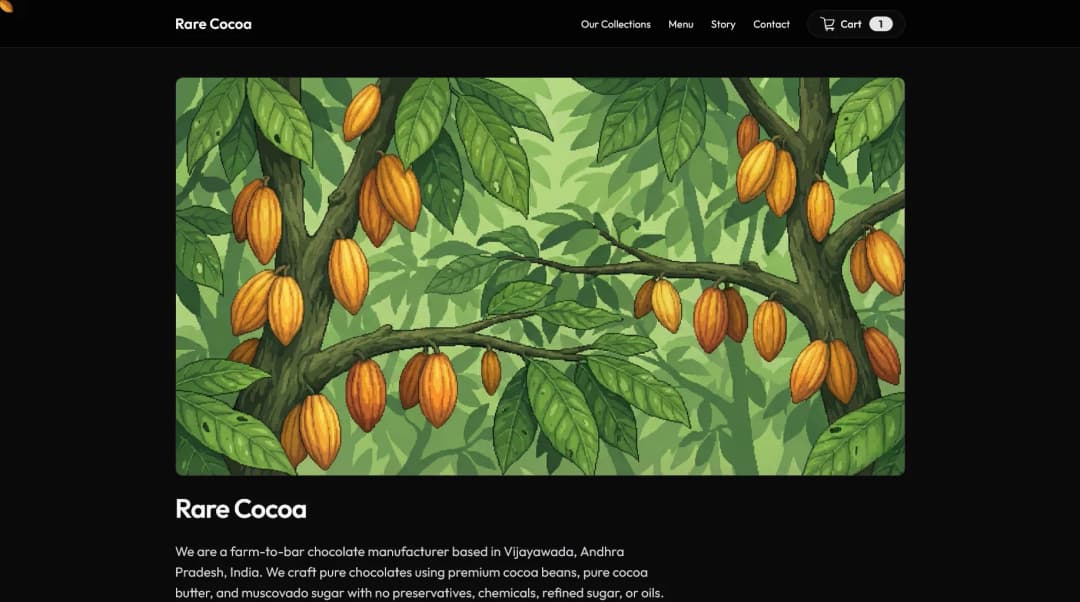 Rare Cocoa dark background