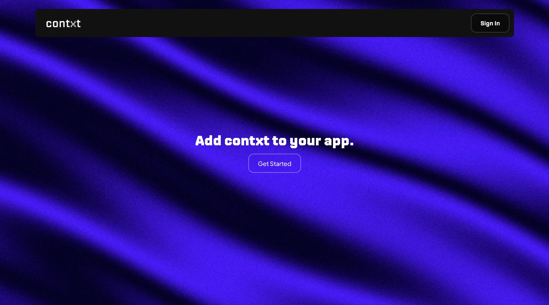 Contxt dark background