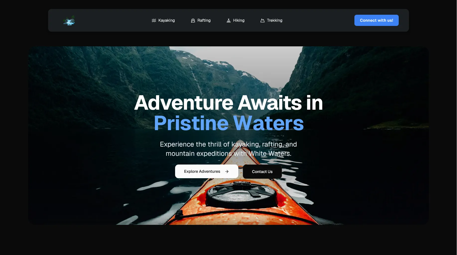 White Waters background